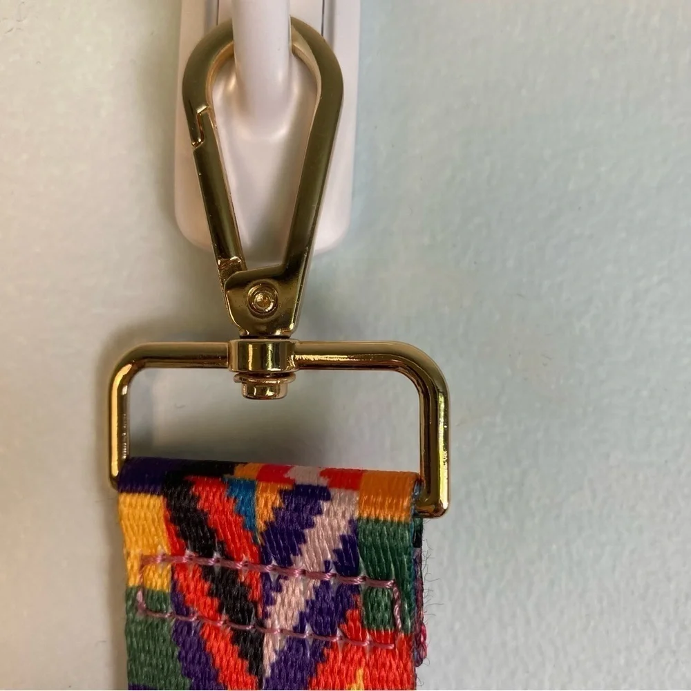 Adjustable Geometric Colorful bag strap 52” - Picture 4 of 4